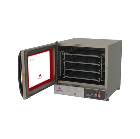 Forno Turbo Eletrico Fast Oven Vermelho PRP 004 Plus Digital 127V 4