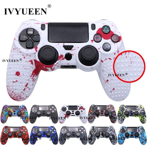 Ivyueen For Playstation Ps Pro Slim Controller Silicone Protective