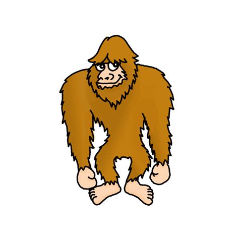 How To Draw Bigfoot Easy Easy Drawing Art Bigfoot Drawing Drawings ...