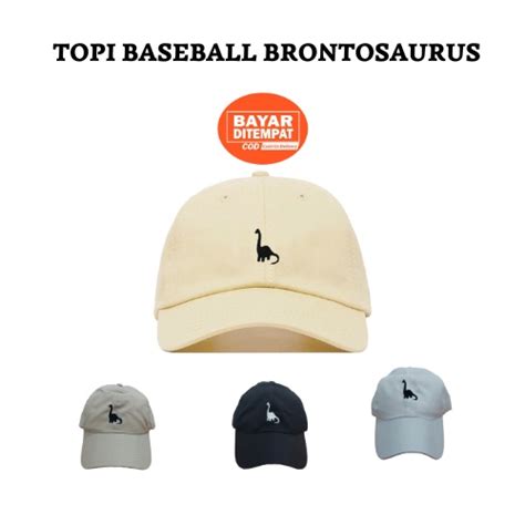 Jual Topi Brontosaurus Topi Baseball Ring Besi Unisex Ukuran Remaja