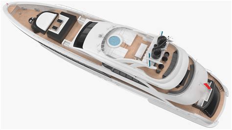 Luxury Motor Mega Yacht 3D Model 149 3ds Blend C4d Fbx Max Ma