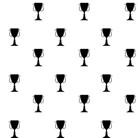 Seamless pattern with cup. Victory and achievement, sport goblet ...