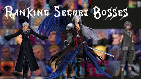 Kingdom Hearts Secret Bosses Tier List YouTube