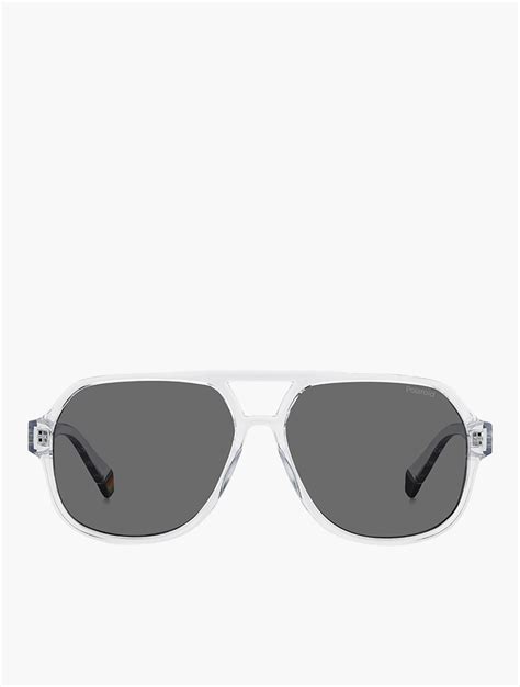 Myrunway Shop Polaroid Grey Polarized Caravan Sunglasses For Women