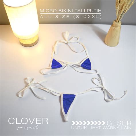 Jual Baju Renang Micro Bikini Set Lingerie Thong G String Bra Bikini Pantai Shopee Indonesia