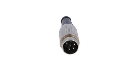 6 Pin Metal Male Din Plug Castro Electrónica Lda