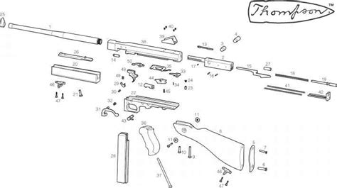 Thompson Machine Gun Diagram