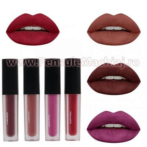 Set Rujuri Lichide Mate Culori Red Love Edition