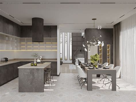 KITCHEN DESIGN | VILLA PROJECT on Behance