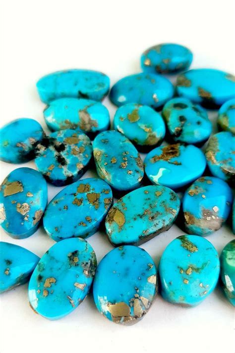 Kingman Deep Blue Copper Natural Arizona Turquoise Gemstone Blue And