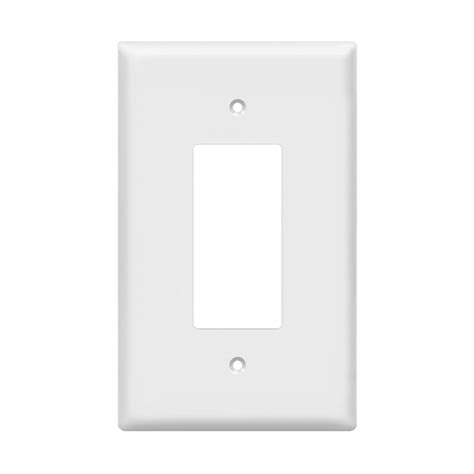 Decorator GFCI One Gang Wall Plate Oversize ENERLITES