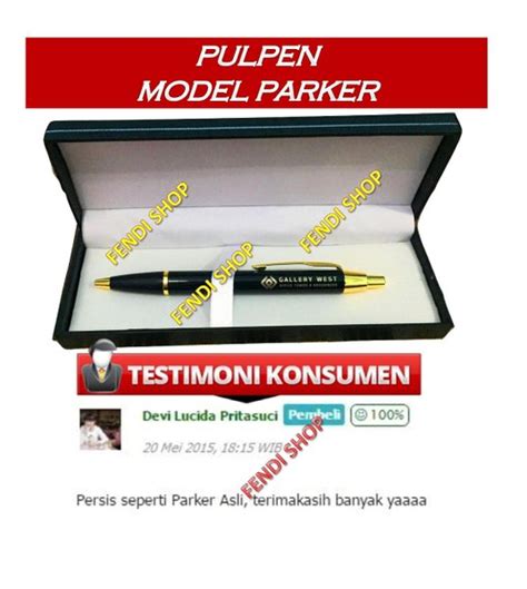 Jual Souvenir Ballpoint Pulpen Model Parker Grafir Elegant Box Di