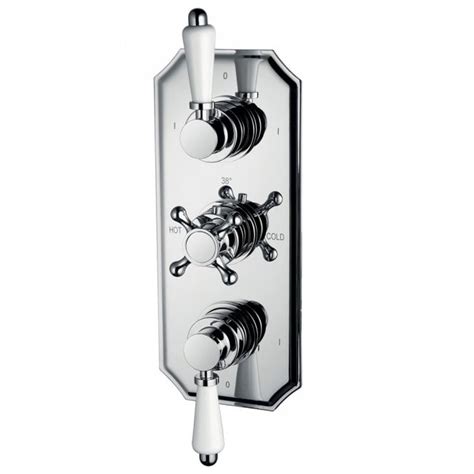 Niagara Arlington Chrome Traditional Wall Mounted Concealed Triple