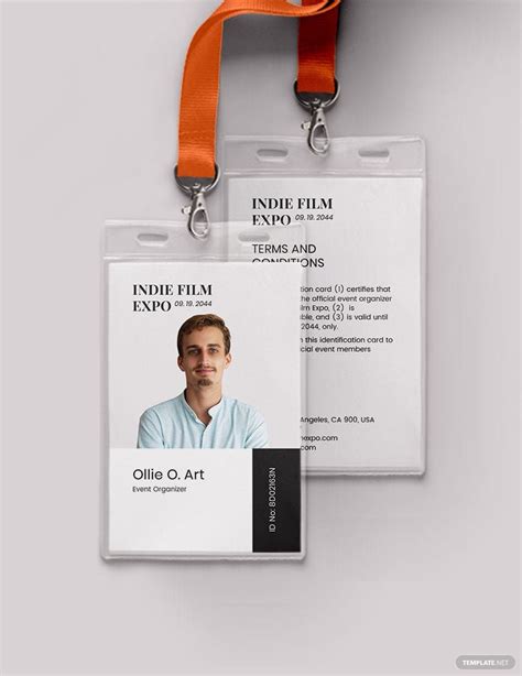 Event Id Card Design Template Scannable Id Card Maker Id Card News