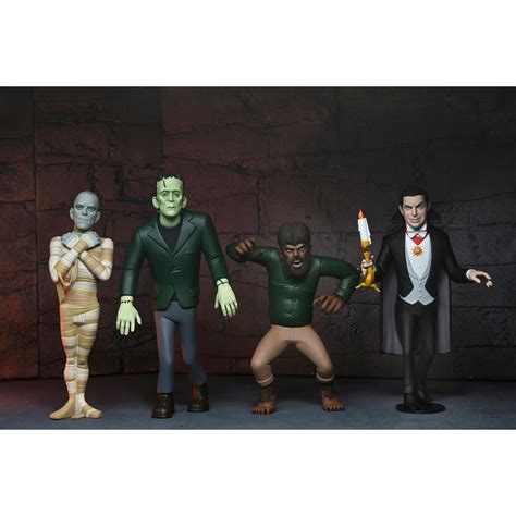 Toony Terrors Series 10 6 Inch Scale Action Figure Set Of 4