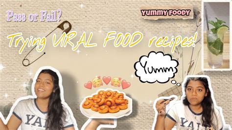 Trying VIRAL FOOD Recipes Sneha Mallah YouTube