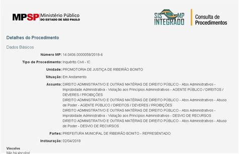 Blog do Ronco Blog do Ronco em pesquisa no site do Ministério Público