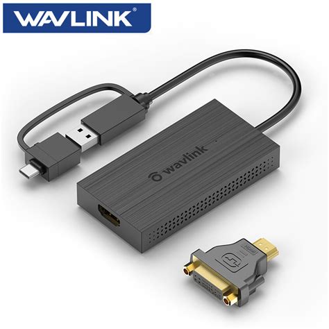 Wavlink Usb To Dual Hdmi Graphic Adapter Max K X