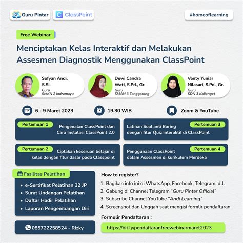 Segera Daftar Webinar Gratis 32JP Menciptakan Kelas Interaktif Dan