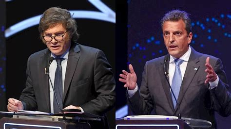 Debate Presidencial Massa Vs Milei Hora Y Formato A 7 Días Del Balotaje