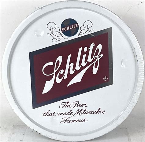 Item #37363 1970 Schlitz Beer Serving Tray