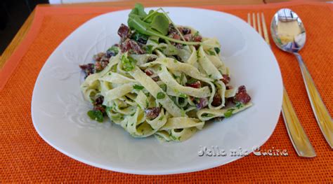 Tagliatelle Con Mascarpone Rucola E Speck Miriam Nella Mia Cucina