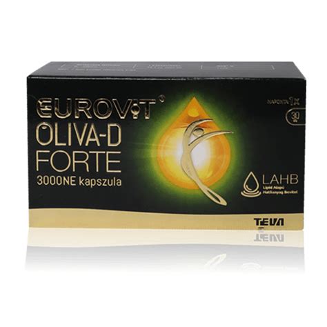 Eurovit Oliva D Forte 3000 NE kapszula 30 db kedvező áron ZU