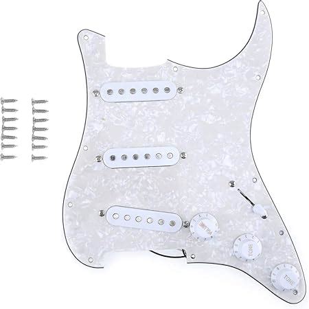 Musiclily 11 Orificios HSS Loaded Pickguard Pre Cargado Golpeador Con