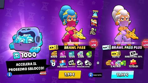 SHOPPO IL PASS PLUS E SBLOCCO ANGELO SU BRAWL STARS YouTube