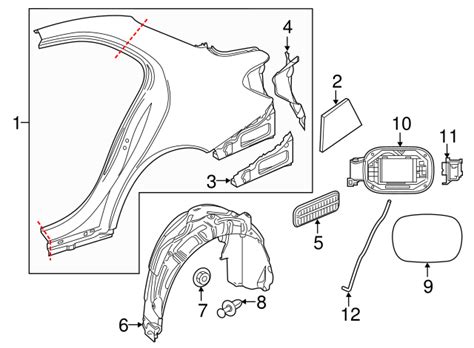 Genuine Wheelhouse Liner For Mercedes Benz Oem Part