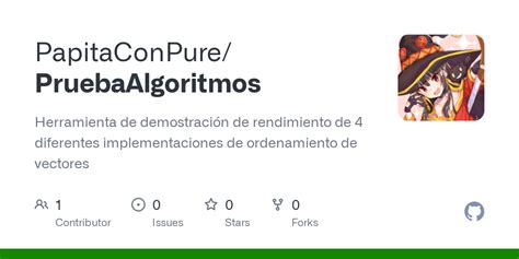 GitHub PapitaConPure PruebaAlgoritmos Herramienta de demostración de