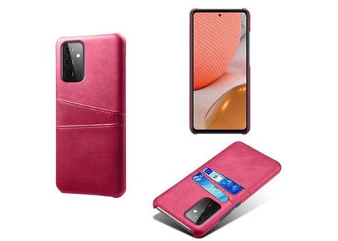 Samsung Galaxy A72 KSQ Hard Cover Med Kortholdere Rosa