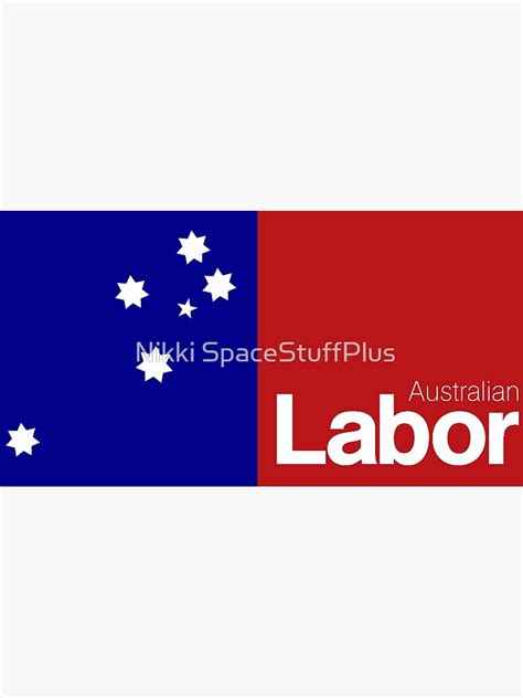 "Australian Labor Party Logo" Poster for Sale by Nikki SpaceStuffPlus ...