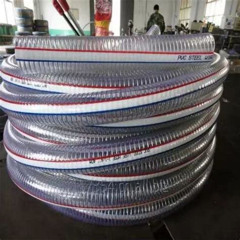 Pvc Spiral Steel Wire Reinforced Flexible Hose Stainless Steel Wire