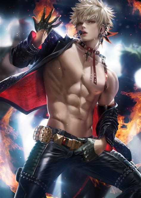 Kpop Bakugo Poster By SakimiChanArt Displate Anime Sexy Caras