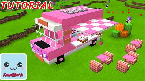 How To Build Pink Food Truck In Kawaii World Tutorial Youtube