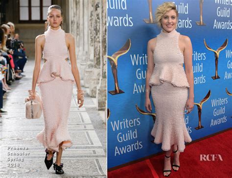 Greta Gerwig In Proenza Schouler 2018 Writers Guild Awards La