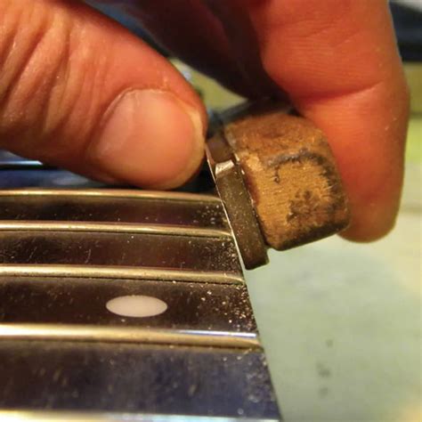 Guitar Shop 101 How To File Sharp Fret Ends Premier Guitar