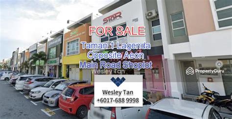 Lagenda Storey Shoplot Near Aeon Mall For Sale Melaka City Melaka