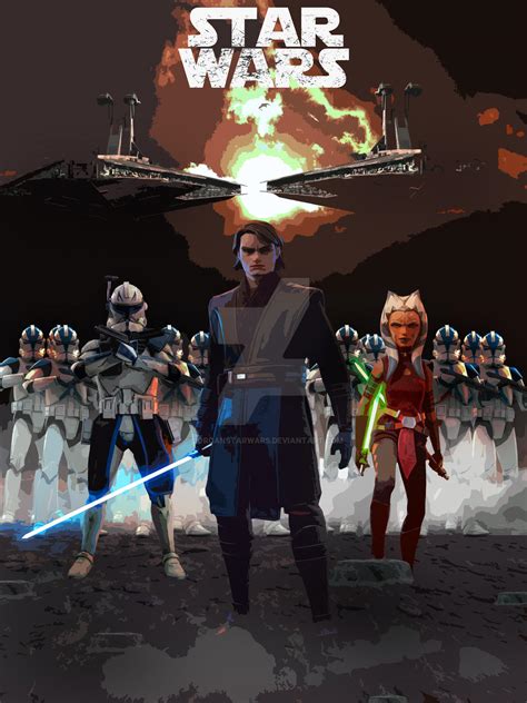 Clonewars Poster by JordanStarwars on DeviantArt