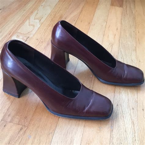 Via Spiga Shoes Vintage Via Spiga Maroon Heels Poshmark