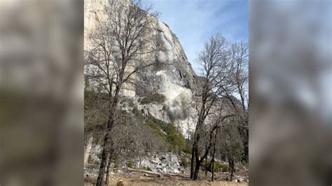 Watch: Rockfall in Yosemite National Park crashes down the side of El ...