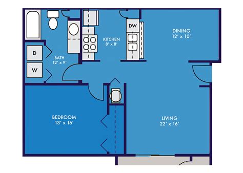 Waterfall | 1 Bed Apartment | The River