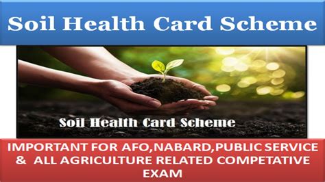 Soil Health Card Scheme Important For IBPS AFO NABARD UPSC Etc YouTube