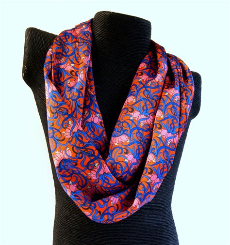 Liberty Belgravia Silk Satin Scarf Designed And Made In Etsy Uk