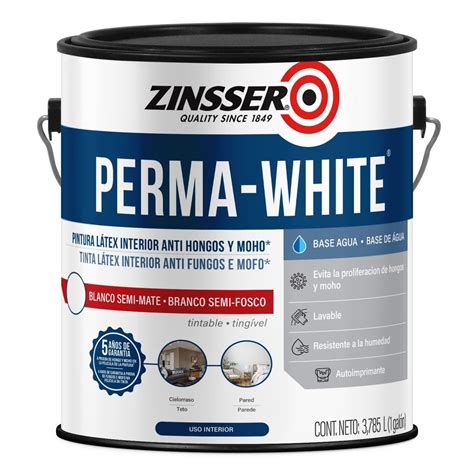 Pintura L Tex Interior Antihongo Y Moho Zinsser Perma White L