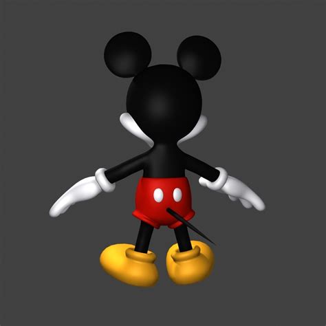 3d mickey mouse