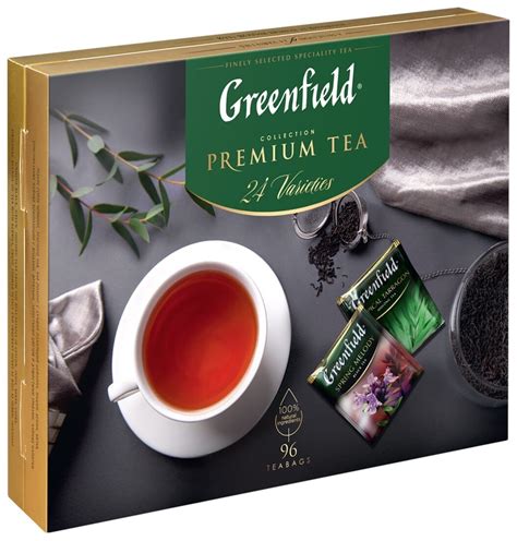 Greenfield Collection Premium Tea 24 Varieties tējas kolekcija paciņās ...