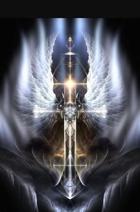 Pin By Erin K On Pics I Love Archangel Michael Fractal Art Archangels