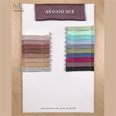 Kain Armani Silk Premium Mc Texstyle